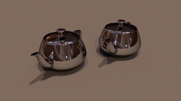 Rendered with higher resolution to capture more lighting and details like multiple shadows